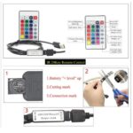 Ταινία LED RGB 2m με Τηλεχειριστήριο USB (5V) X0016L4OWZ - Image 3