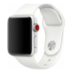 Tech-Protect Λουράκι Σιλικόνης Λευκό (Apple Watch 42/44/45mm)