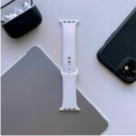 Tech-Protect Λουράκι Σιλικόνης Λευκό (Apple Watch 42/44/45mm) - Image 4