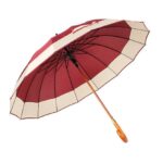 Keskor Ομπρέλα Βροχής με Μπαστούνι Μπορντό