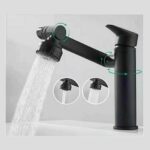 POLY-67-2 Μπαταρία Κουζίνας Πάγκου Μαύρη