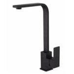 Poly-117 Ψηλή Μπαταρία Κουζίνας Πάγκου Μαύρη