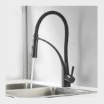 Poly-116-2 Μπαταρία Κουζίνας Πάγκου Μαύρη