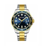 Curren 8388 Gold/Blue Ρολόι Μπαταρίας με Μεταλλικό Μπρασελέ