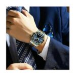 Curren 8388 Gold/Blue Ρολόι Μπαταρίας με Μεταλλικό Μπρασελέ - Image 3