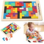 Εκπαιδευτικό Παιχνίδι Tetris Puzzle w23568 από Ξύλο για 3+ Ετών - Image 3