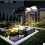 Στεγανός Ηλιακός Προβολέας IP65 με Αισθητήρα Κίνησης και Αισθητήρα Φωτός Διπλός σε Μαύρο χρώμα JD-2108 - Image 3