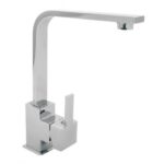 Truva Square 33631412 Μπαταρία Κουζίνας Πάγκου Ασημί