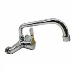 Poly-105 Μπαταρία Κουζίνας Τοίχου Ασημί