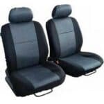 Μπροστινά Καλύμματα Αυτοκινήτου 2τμχ Πολυεστερικά Γκρι 675237