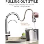 5-X2Z Ψηλή Μπαταρία Κουζίνας Πάγκου με Ντουζ Brushed Nickel - Image 5