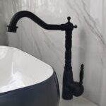 Antigue 879231 Ψηλή Μπαταρία Κουζίνας Πάγκου Μαύρη