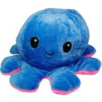 Λούτρινο Reversible Octopus 12 εκ. Μπλε-Μοβ - Image 2