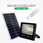 Στεγανός Ηλιακός Προβολέας IP66 Ισχύος 100W με Τηλεχειριστήριο σε Μαύρο χρώμα JD-8800 - Image 5