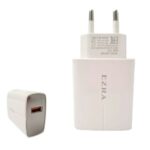 Ezra Φορτιστής Χωρίς Καλώδιο με Θύρα USB-A Λευκός (HC47)