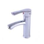 Poly-17 Αναμεικτική Μπαταρία Νιπτήρα Ασημί