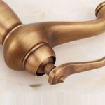 Poly-19111-6 Αναμεικτική Μπαταρία Νιπτήρα Ψηλή Μπρονζέ - Image 3