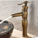 Αναμεικτική Μπαταρία Νιπτήρα Ρετρό Μπρονζέ P81-41 - Image 4