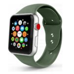 Tech-Protect Smoothband Λουράκι Σιλικόνης Πράσινο (Apple Watch 42/44/45mm)
