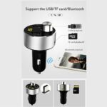 Ezra FM Transmitter Αυτοκινήτου EA-15 με Bluetooth / USB Silver - Image 2