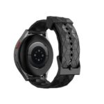 Rhombus Pattern Λουράκι Σιλικόνης Μαύρο (Mi Watch) - Image 2