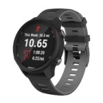 Dual-color Λουράκι Σιλικόνης Μαύρο (Huawei Watch GT / GT2 (46mm)) - Image 2