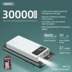 Remax RPP-112 Power Bank 30000mAh με 4 Θύρες USB-A Λευκό - Image 4