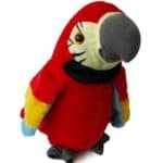 Λούτρινο Παπαγάλος που Επαναλαμβάνει με Κίνηση Κόκκινος 22 εκ.