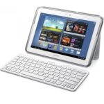 Ultra Thin Slim Mini Ασύρματο Bluetooth Πληκτρολόγιο Αγγλικό US Ασημί - Image 2
