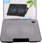 N99 Cooling Pad για Laptop έως 17" με 2 Ανεμιστήρες και Φωτισμό - Image 2