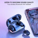 Awei T20 In-ear Bluetooth Handsfree Ακουστικά με Αντοχή στον Ιδρώτα και Θήκη Φόρτισης Μαύρα - Image 2