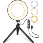 Ring Light Ring light 230250 16cm 2500-4500K με Επιτραπέζιο Τρίποδο - Image 2
