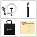 Puluz RGB Ring Light LED Ring Light Dimmable-Adjustable Color Temperature 26cm με Τρίποδο Δαπέδου και Βάση για Κινητό - Image 4