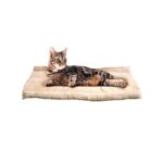 Kitty Shack Κρεβάτι Γάτας Τούνελ & Χαλάκι 2 σε 1 σε Καφέ χρώμα - Image 2
