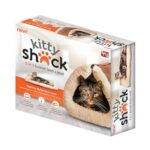 Kitty Shack Κρεβάτι Γάτας Τούνελ & Χαλάκι 2 σε 1 σε Καφέ χρώμα