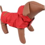 Woofmoda Αδιάβροχο Μπουφάν Σκύλου με Κουκούλα Κόκκινο 57cm