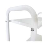Laundry Rack Stainless Steel Επιδαπέδια Ραφιέρα Μπάνιου Μεταλλική με 3 Ράφια 68x25x160cm White - Image 5