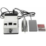 ZS-718 Τροχός Νυχιών Ρεύματος 35000rpm με Πεντάλ σε Λευκό Χρώμα 65W - Image 3