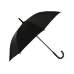 Αυτόματη Ομπρέλα Βροχής με Μπαστούνι Μαύρη 70cm