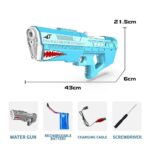 SHARKS Water Gun Blue - Image 4