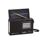 Επιτραπέζιο Ραδιόφωνο Ηλιακό με Bluetooth και USB NS-5006S Μαύρο