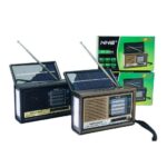 Επιτραπέζιο Ραδιόφωνο Ηλιακό με Bluetooth και USB NS-5006S Μαύρο - Image 2