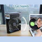Ανεμιστήρας & Υγραντήρας Λευκό – Air Cooler Mini - Image 5