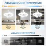 Ανεμιστήρας Οροφής 360° με χρώμα RGB και Τηλεχειριστήριο - Image 6
