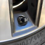 Καπάκια Βαλβίδων Honda με Μπρελόκ Μαύρο 4τμχ - Image 2