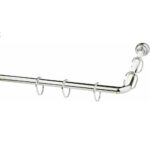 Γωνιακή Βέργα Μπάνιου Μεταλλική 80x80cm