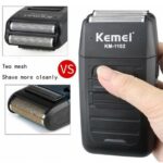 Kemei Επαναφορτιζόμενη Ξυριστική Μηχανή Προσώπου KM-1102 - Image 4