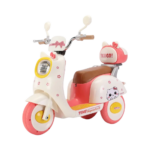 Παιδικό Ηλεκτροκίνητο Τρίκυκλο Scooter - White/Pink