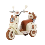 Παιδικό Ηλεκτροκίνητο Τρίκυκλο Scooter - Brown