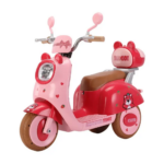Παιδικό Ηλεκτροκίνητο Τρίκυκλο Scooter - Fuchsia/Pink